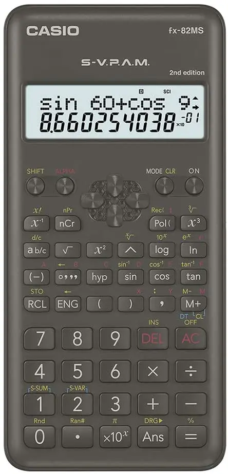 Casio FX-82MS Scientific Calculator 2nd Edition